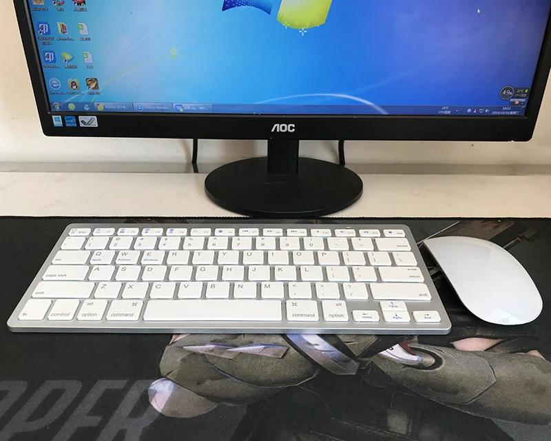 Bluetooth Magic mouse, 2 USB 2,4G, Беспроводная игровая мышь, тонкая сенсорная мышь для Apple, стиль, настольный компьютер, ноутбук, офисные мыши G