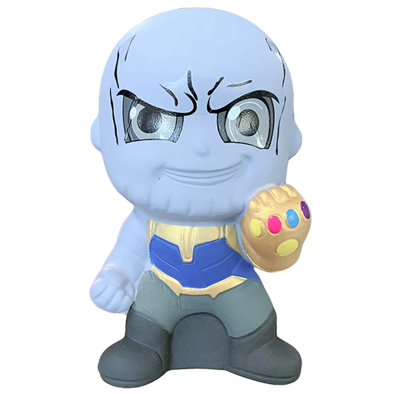 Новое поступление jumbo Kawaii Marvel Thanos Squishy Новинка медленное нарастающее при сжатии игрушки мягкие Ароматические Фигурки Игрушка снятие стресса для ребенка подарок