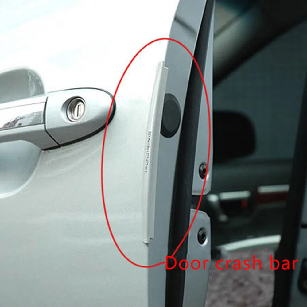 Car Protector Strip Car Door Buffer Universal Door Edge Guard Strip Anti-Collision Bumper 8X ABS