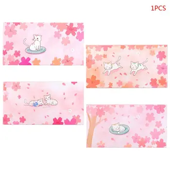 

Sakura Cat Sticky Note Notepad Memo Pad Diary Reminding Plan Schedule Stationery