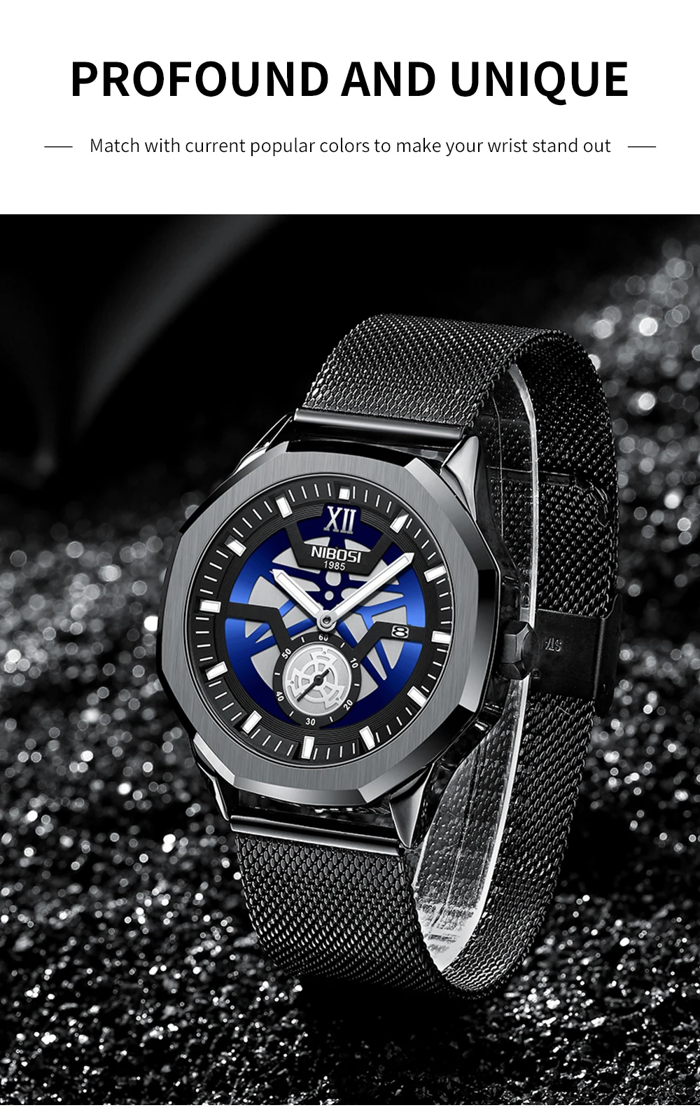 Stainless & Quartz Watch 2518 Nibosi