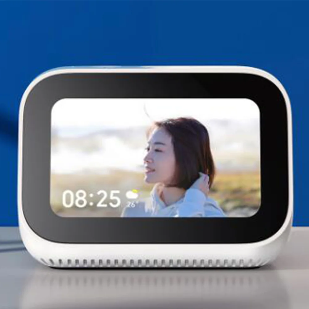 Дизайн xiaomi AI сенсорный экран Bluetooth 5,0 динамик цифровой дисплей Будильник WiFi смарт соединение динамик Mi спикер