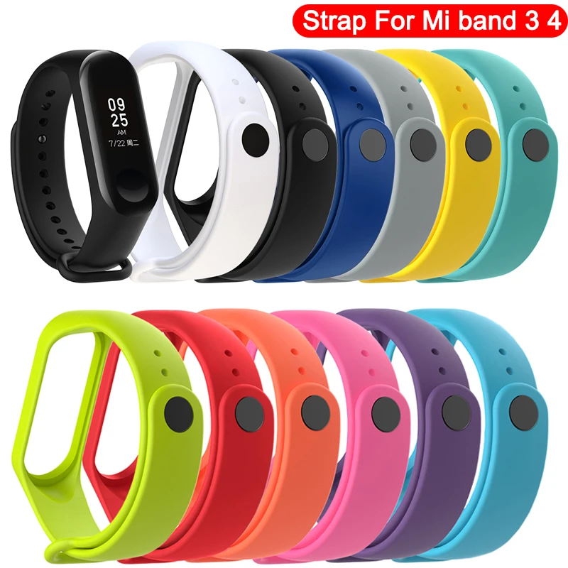 Симпатичный сменный Браслет для Xiaomi mi Band 3 ремешок Xiao correa band 4 pulseira браслет