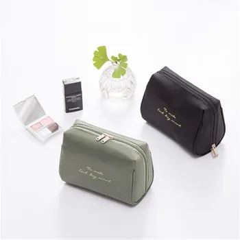 

Vogvigo Women Makeup Bag Large Solid Color Cosmetic Bag Women Makeup Case Professional Travel Makeup Bag Organizer Kits