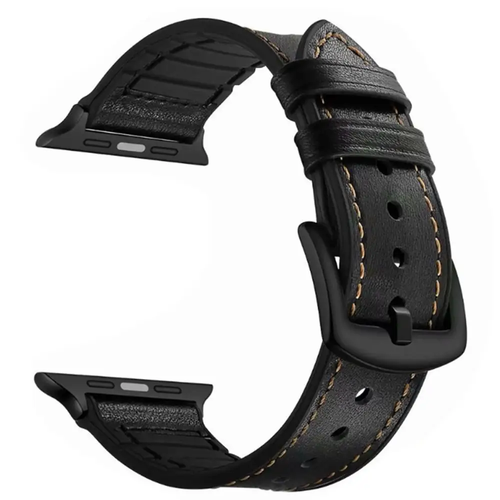 Кожаный ремешок для часов Apple Watch 42 мм 44 38 40 correa watch браслет iWatch Series 5 4 3 2 1 Sport Loop |