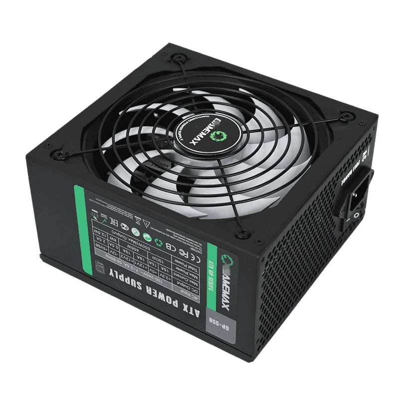 Блок питания для GameMax ATX12V немодульный 80plus Bronze тихий блок питания для видеоигр 550 Вт/500 Вт блок питания GP-550 GP-500