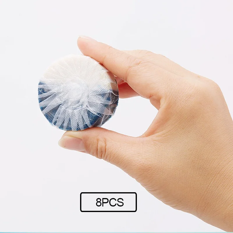 8 PCS Xiaomi Clean-n-fresh двойной эффект туалетный блок независимая Водорастворимая пленка Анионный активный фактор глубокий Чистый средства для чистки туалетов - Цвет: 8 PCS