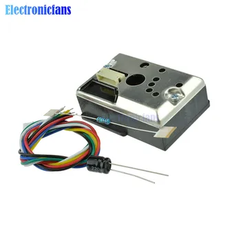 

GP2Y1010AU0F Compact Optical Dust Sensor Smoke Particle Sensor Module PM2.5 Dust Sensor Module With Cable