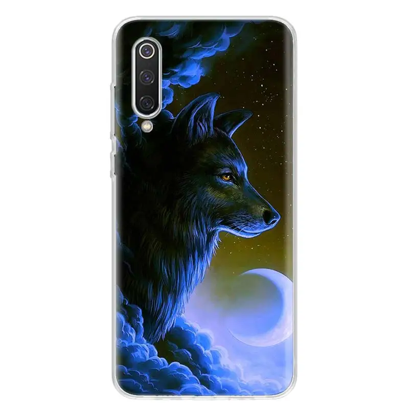 TW242-9 Волк Живопись Обложка чехол для телефона для Xiao mi Red mi Note 8 Pro 8A 7 7A 5 5A 6A 4X S2 K20 mi 5X6X9 8 CC9 F1 корпус под плетенную сумку - Цвет: TW242-9