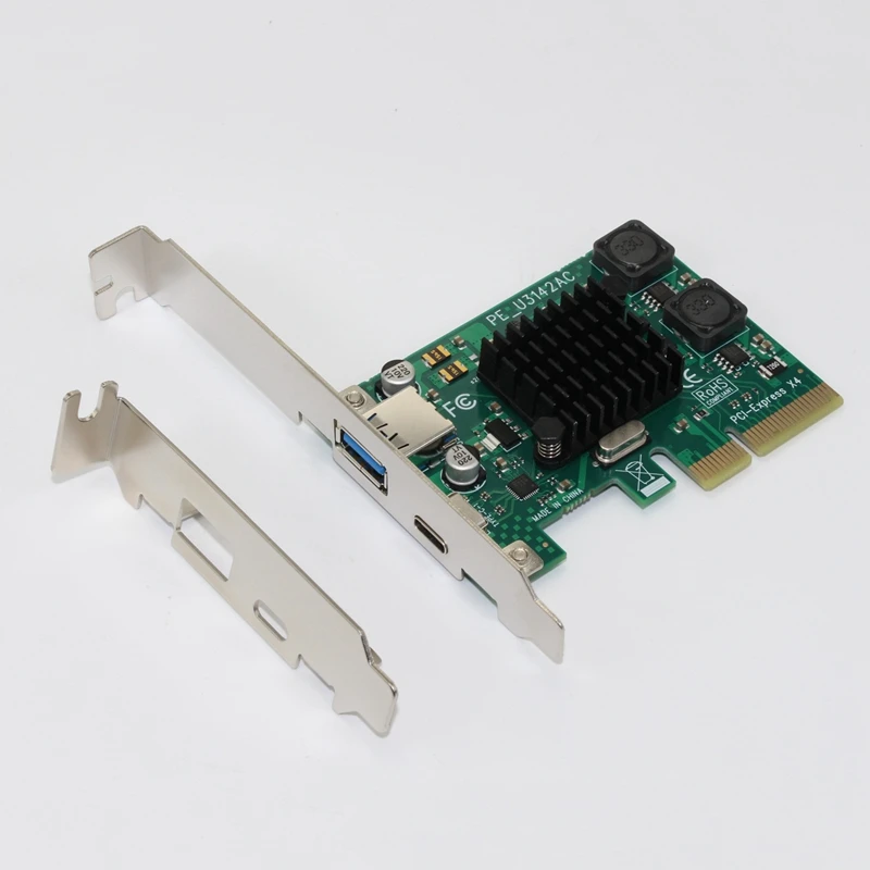 PCI-E 4X Express To USB 3.1 Type C Expansion Card with 15 Pin PCIe Converter