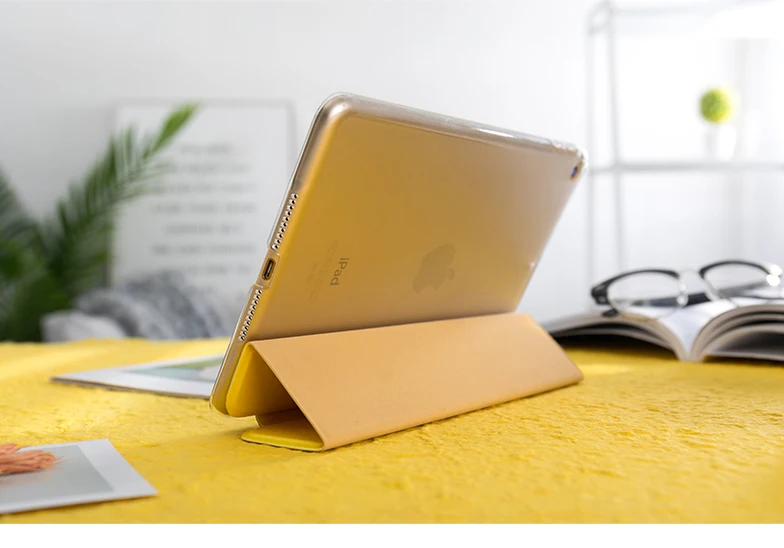 Литерал желтый откидная крышка чехол для iPad Pro 9,7 air 10,5 11 10,2 12,9 Mini2 на возраст 3, 4, 5, планшет чехол для нового iPad 9,7