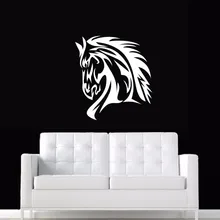 Лошадь поколения резные съемные классные наклейки на стену, Library спальни дивана стены настраиваемые MUA3440