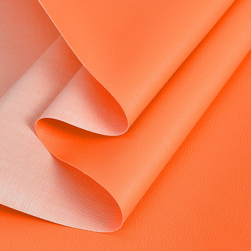 11 Orange 100x138 см искусственная кожа маленькая Lithci ПВХ кожа ткань искусственная кожа Шитье DIY диваны-мешки украшения дома Однотонная искусственная искусственная кожа Ткань для шитья DIY Сумка Обувь Материал - Цвет: 11 Orange