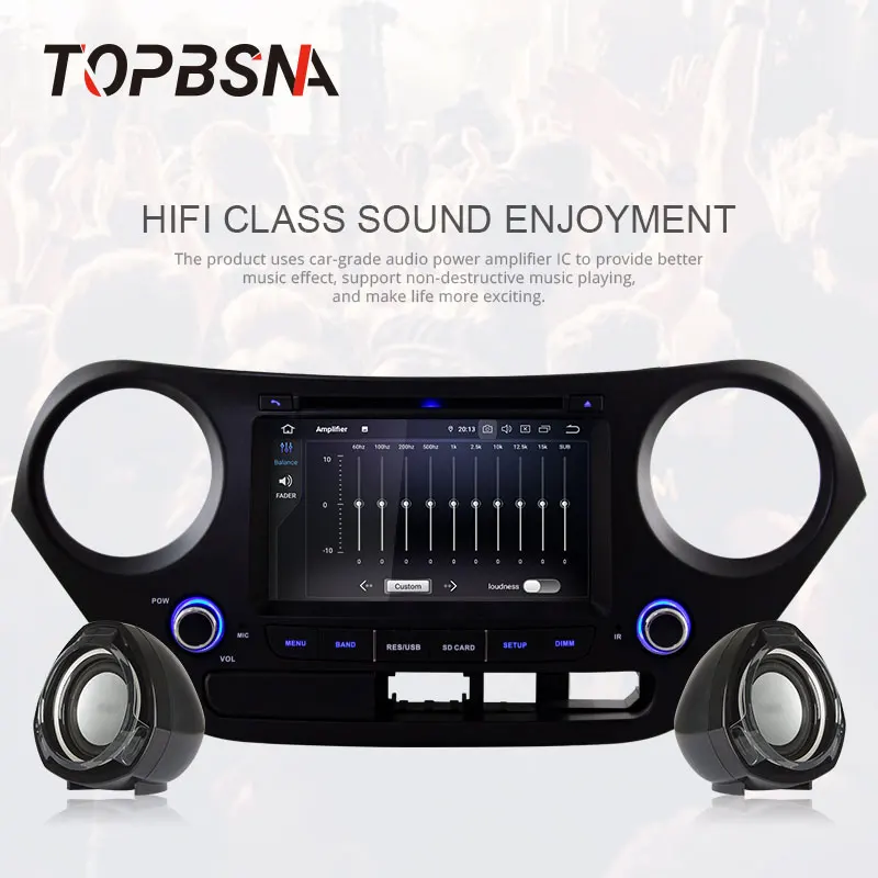 Best TOPBSNA Octa cores 4G+64G Android 9.0 Car DVD Player For HYUNDAI I10 2014-2015 WIFI Multimedia GPS Stereo 2 Din Car headunit RDS 2 Best TOPBSNA Octa cores 4G+64G Android 9.0 Car DVD Player For HYUNDAI I10 2014-2015 WIFI Multimedia GPS Stereo 2 Din Car headunit RDS 2