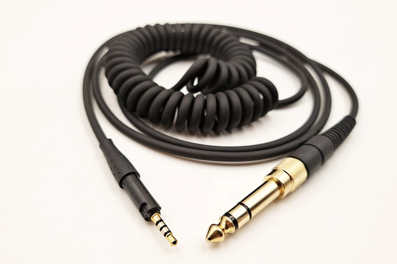New!!! 300cm Coiled Spring Audio Cable For Austrian Audio Hi-X15 Hi-X65 Hi-X50 X55 Headphones