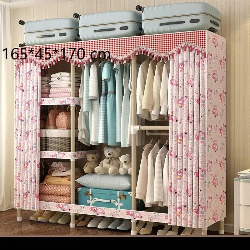 MODEL R Tela мебель для дома Ropero Chambre Armoire Range Ropa Gabinete Armario Guarda Roupa Mueble De Dormitorio шкаф для одежды - Color: MODEL R