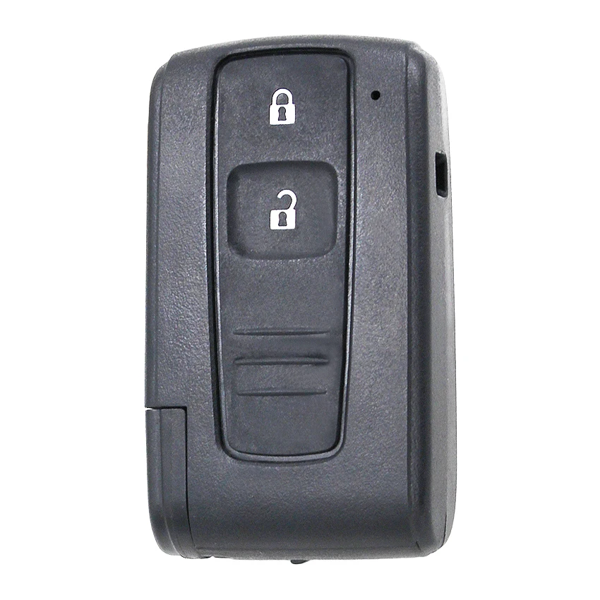 2 кнопки дистанционного ключа fob ASK 433 МГц для Toyota Prius FCC ID: B31EG-485 M0ZB31EG/MOZB31EG с неразрезанная вставка ключ лезвие TOY43