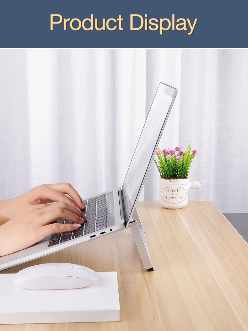 Folding Aluminum Notebook Laptop stand holder (11)