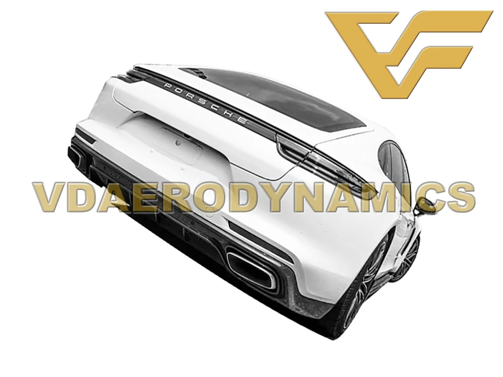 Подходит для 17-19 Porsche 971 Panamera VAD-M комплект из углеродного волокна(передняя губа задняя губа диффузор боковые юбки