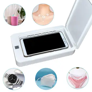 

Multifunctional Sterilizer UV Box for Mobile Phone Earphone Masks Disinfection Mask Toothbrush Disinfection Box