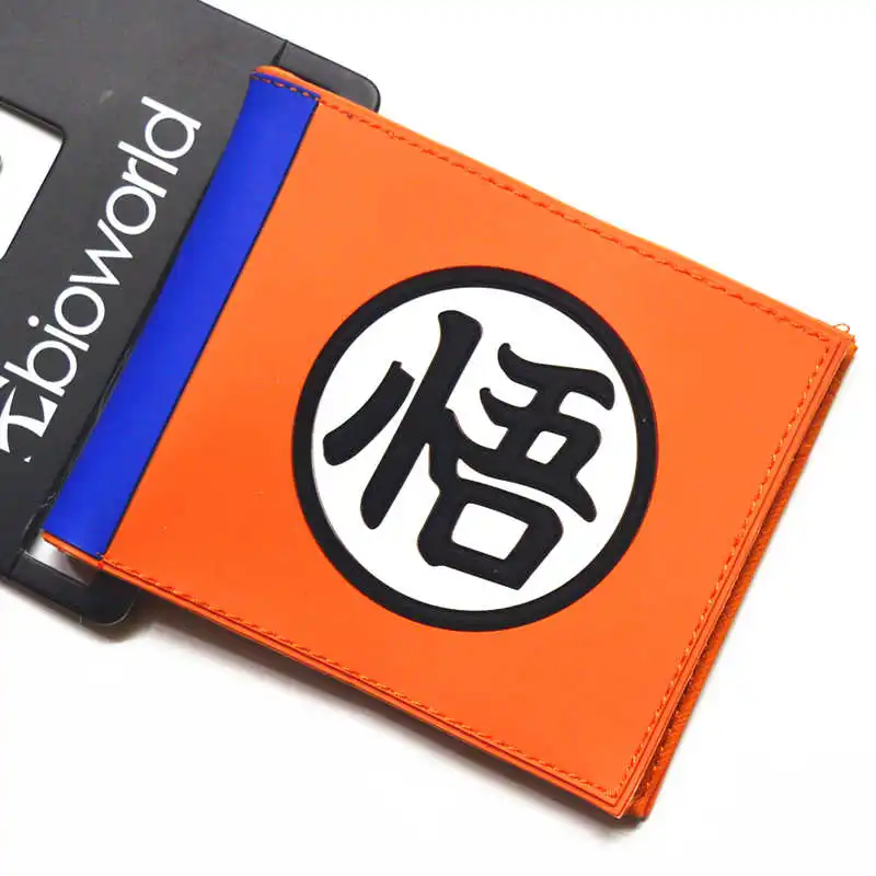 Cartera de PVC con dibujos animados, monedero corto con cremallera para pasaporte, ranura para tarjeta, foto