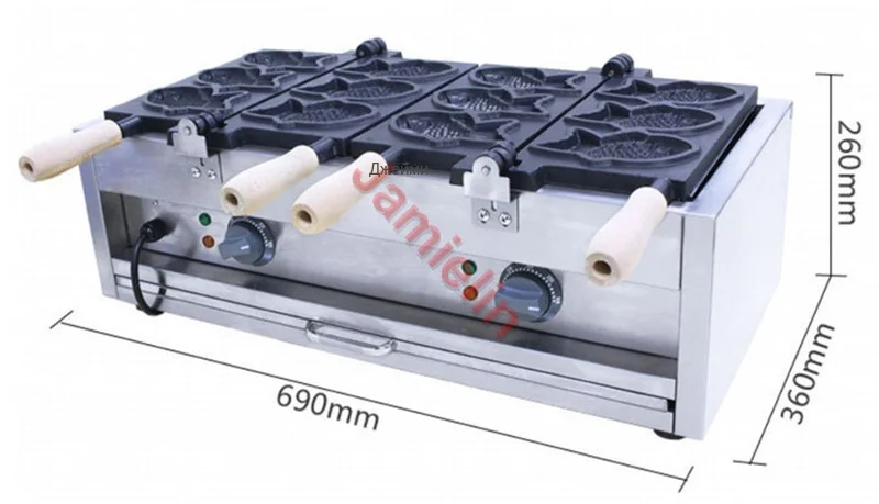 taiyaki machine size