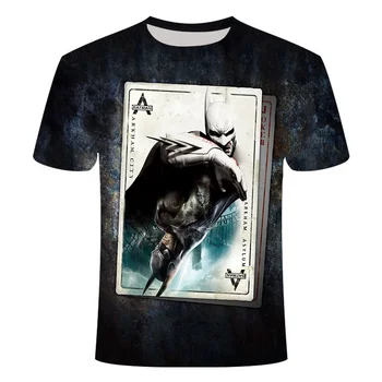

Best selling men's and women's T-shirt 3D printed T-shirt DC Batman pattern cool football shirt cool custom T-shirt size S-6XL