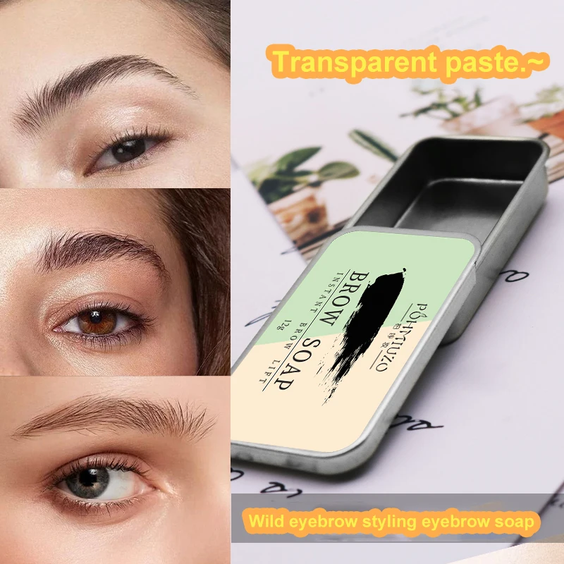1PC Eyebrow Soap Wax Fluffy Feathery Eyebrows Pomade Gel Styling Makeup Brow Sculpt Lift Wild Brows Cosmetic | Красота и здоровье