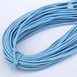 Vibrant High - Elastic Round Cord for DIY Crafts and Jewelry - 9 Yards (Sky blue 9yards)