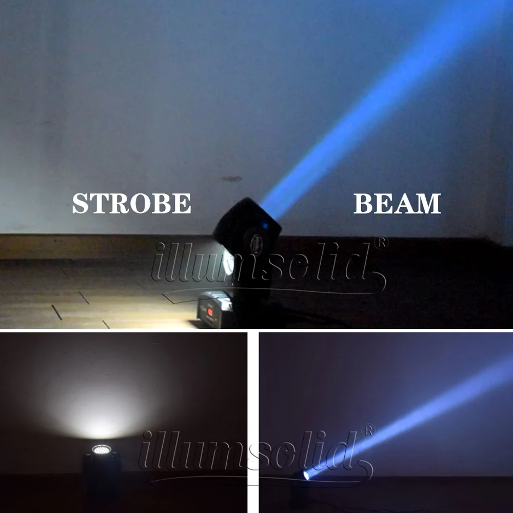 Светодиодный движущийся головной свет RGBW DMX управление стробоскопические эффекты с DJ сценическое освещение клуб Свадебная вечеринка
