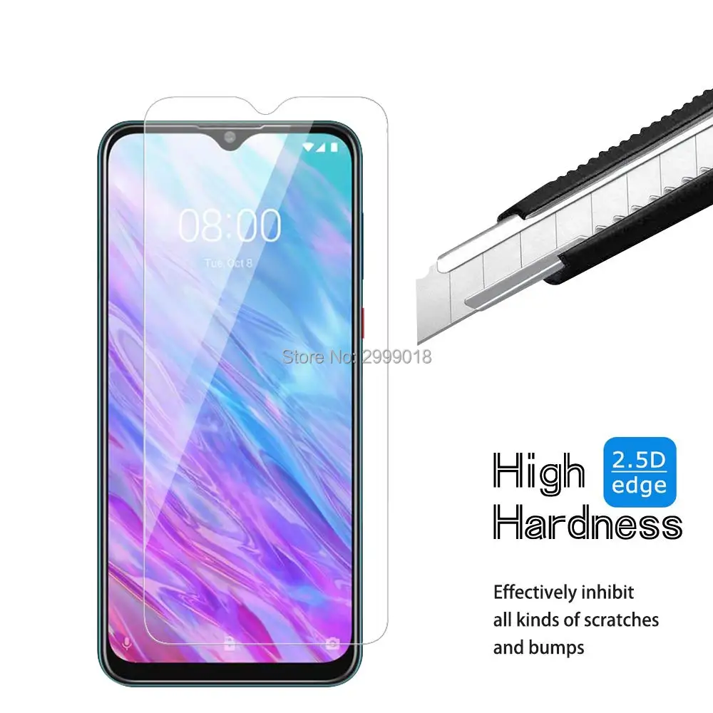 Для zte Blade 20 Smart чехол+ Защитная пленка для экрана Защитная пленка из закаленного стекла для zte Blade 20 Smart 6,49 дюйма