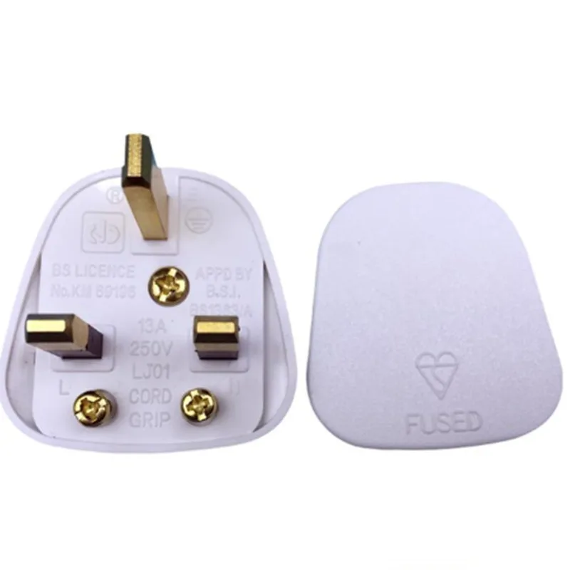 Белый 3 Pin UK Сетевой Верхний разъем 13A 13 AMP прибор розетка предохранитель адаптер бытовой, 1 шт