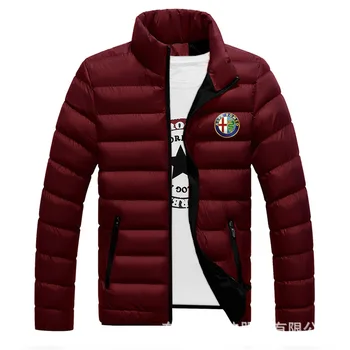 

Alfa Romeo Jackets Parka Men Autumn Winter 2019 New Winter Warm Outwear Brand Slim Mens Coats Casual Windbreaker Quilted Jacketk