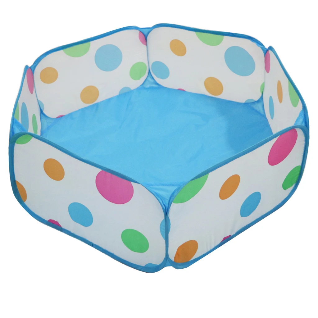 Colorful Dots Ball Pit Pop up Play Tent for Kids Indoor Outdoor Use, 100x29cm