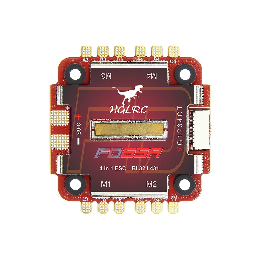 HGLRC Forward 65A 3-6S L431 BL32 4в1 ESC для FPV Racing Drone Y731 - Цвет: A
