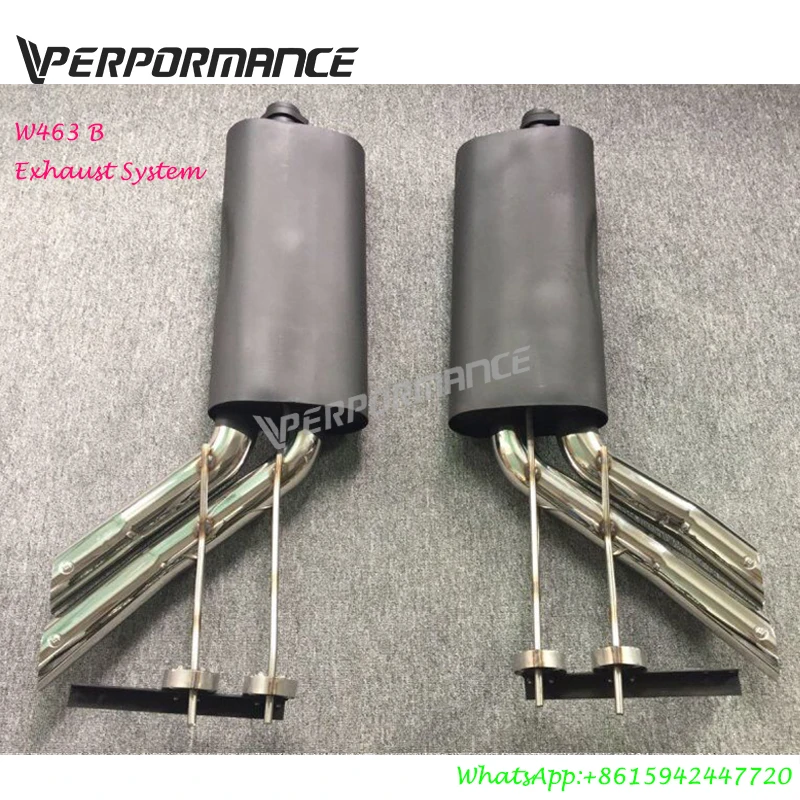 W463 выхлопная система для W463 G класс g500 g550 g63 g65 B дизайн выхлопной системы w463 задние наконечники выхлопной системы 1990