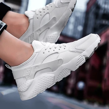 

New men's running shoes fashion sports shoes casual shoes outdoor running shoes white red black large size 47 shoes