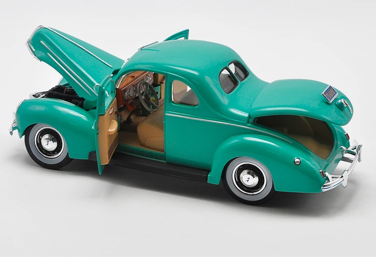 1/18 игрушка для мальчика литая модель автомобиля коллекционный автомобиль подарок для детей 1:18 статические автомобили Ford-Deluxe Coupe винтажный автомобиль
