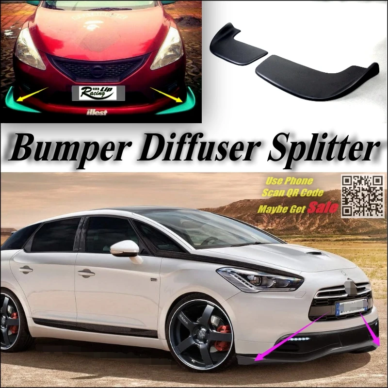 Car Splitter Diffuser Bumper Canard Lip For Citroen Ds5 2011 2016 Tuning Body Kit Deflector Car Fin Flap Chin Body Reduce Lips Lip Lips For Carlip Bumper Aliexpress