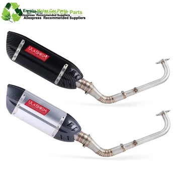 

Modified Front Middle Link Pipe Scooter Exhaust Muffler Escape Full System Slip-On For yamaha NVX155 NVX 155 Aerox155 Aerox 155