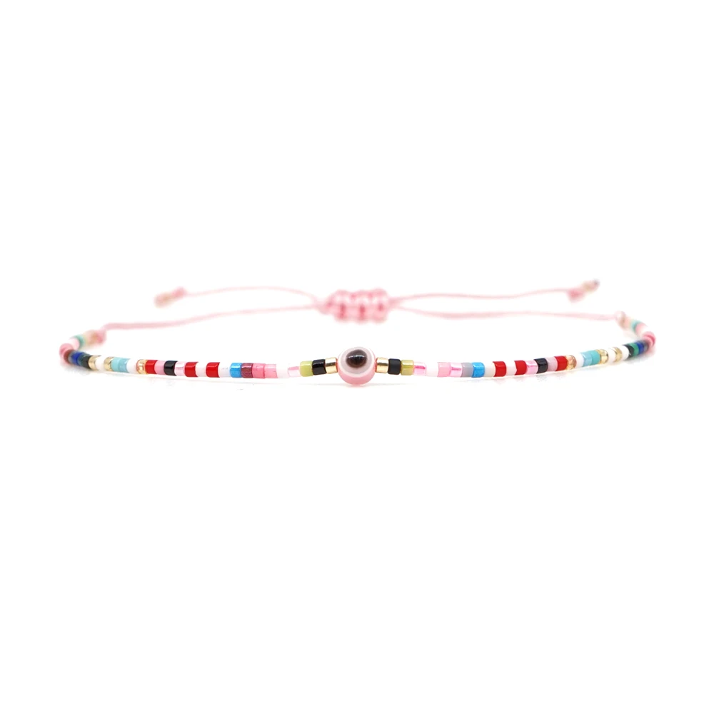 Go2boho MIYUKI Турецкий Дурной глаз браслеты повязки бохо шик браслет Радуга ювелирные изделия Pulseras Mujer Moda для женщин Bileklik Новинка