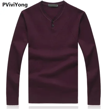 

PVIVIYONG 2019 new arrival autumn high quality sweater men,men's casual pullovers 9862