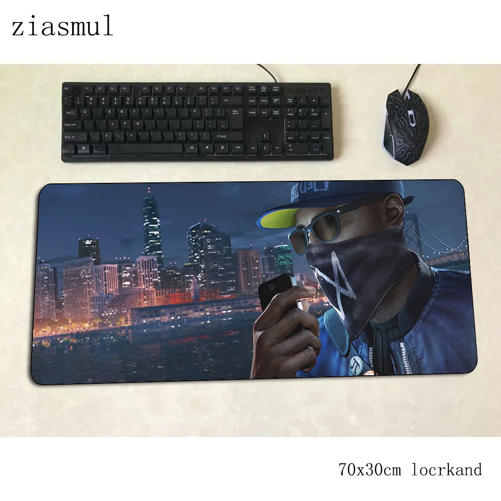 Watch dogs 2 коврик для мыши 70x30 см, игровой коврик для мыши, модный офисный коврик для ноутбука, прикольный коврик для мыши, игровой коврик для ПК и геймера