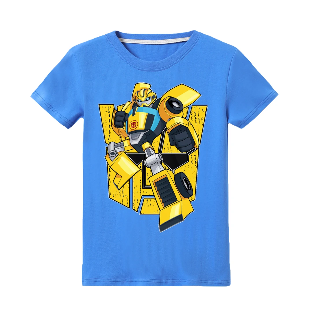 Хлопковая футболка с короткими рукавами и рисунком трансформеров для мальчиков; топы; блузка; футболки для маленьких мальчиков; футболка; Enfant - Цвет: T945
