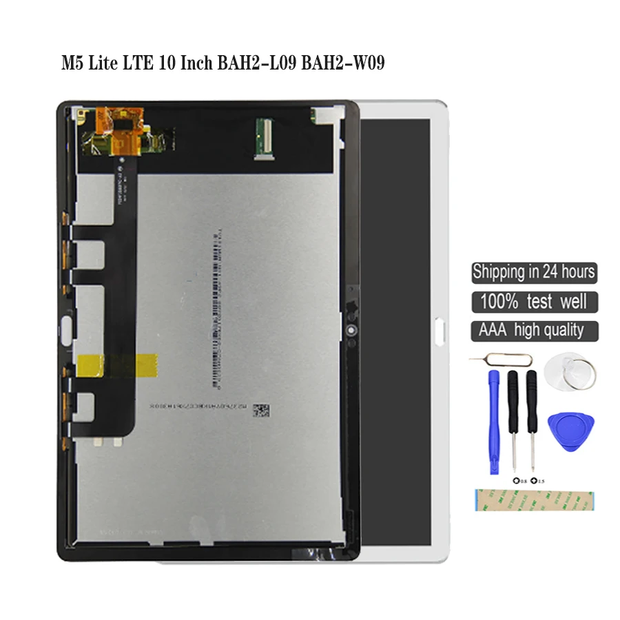Дигитайзер сенсорного экрана 10 1 дюйма для Huawei MediaPad M5Lite LTE с ЖК дисплеем рамкой в
