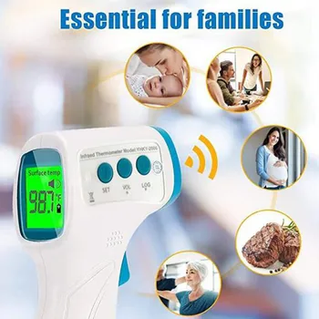 

LCD digital non-contact infrared thermometer forehead body temperature tool non-contact temperature detector термометр уличный
