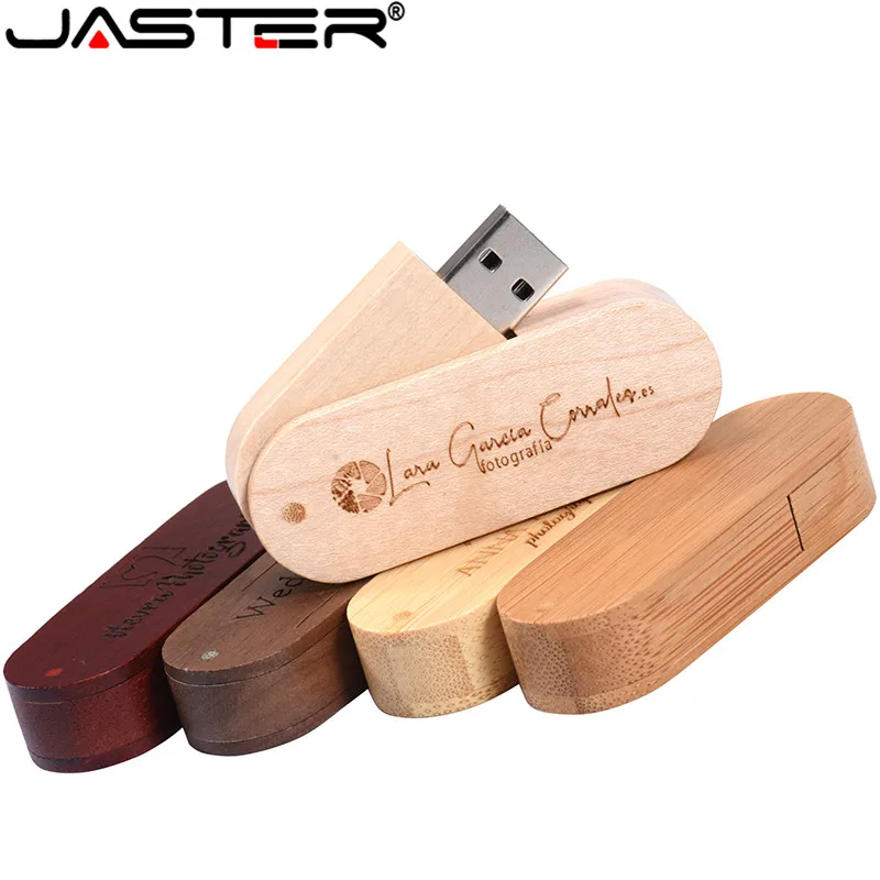 Логотип JASTER деревянный Заказной чип деревянный usb флеш-накопитель 8gb 16gb Логотип usb2.0 u диск usb флешка