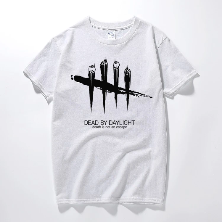 Dead By Daylight The Game Theme Mens Black And White Striped T-Shirt Short Sleeve 2019 Shirt Creator Make Your Own Tee |