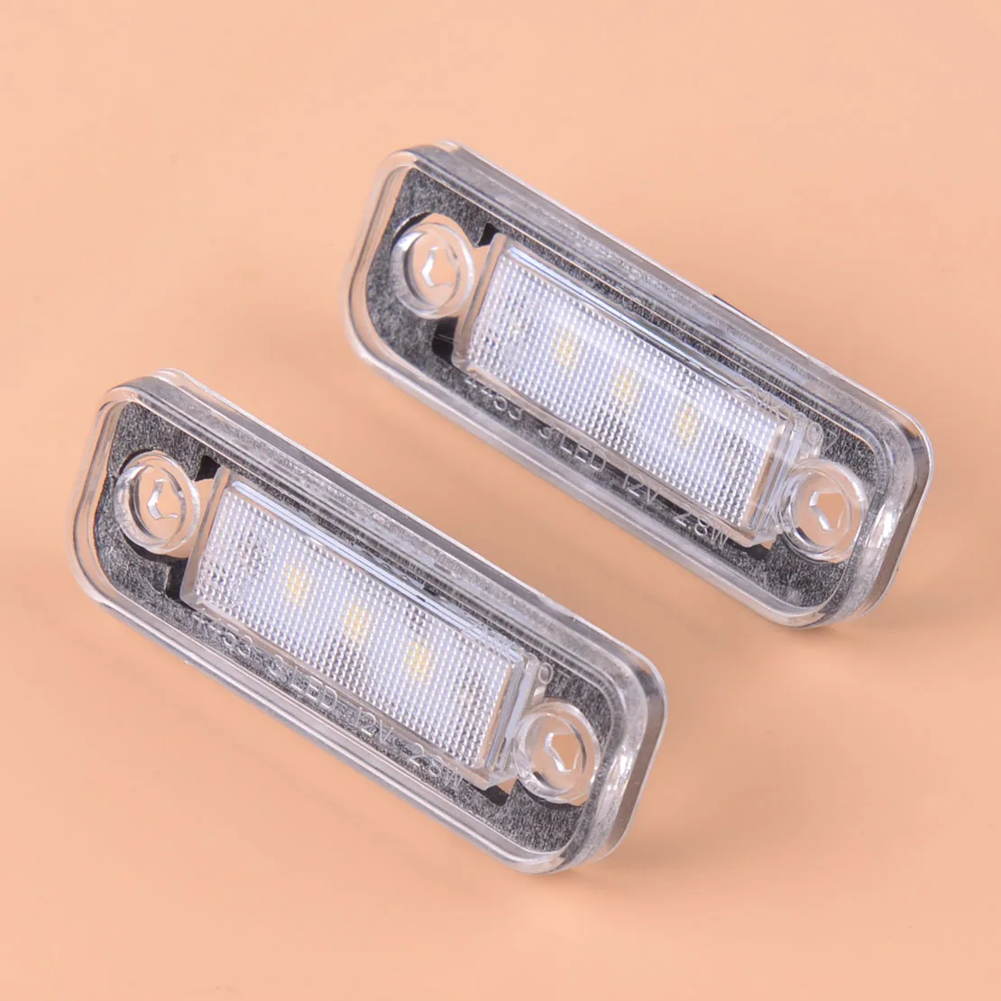 DWCX 3 SMD белый DC 12 В 5 Вт Светодиодный номерной знак тег лампа светильник без ошибок подходит для Mercedes Benz W203 5D W211 W219 R171