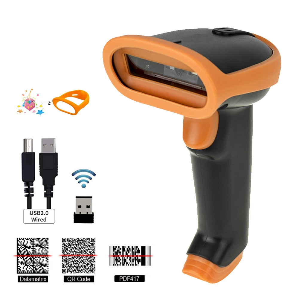 Scanner de Código de Barras sem Fio Mesa de Mesa Leitor de Código de Barras Kefar Supermercado Plataforma Mãos-livres - Omnidirecional Automático Usb - Imagem 6